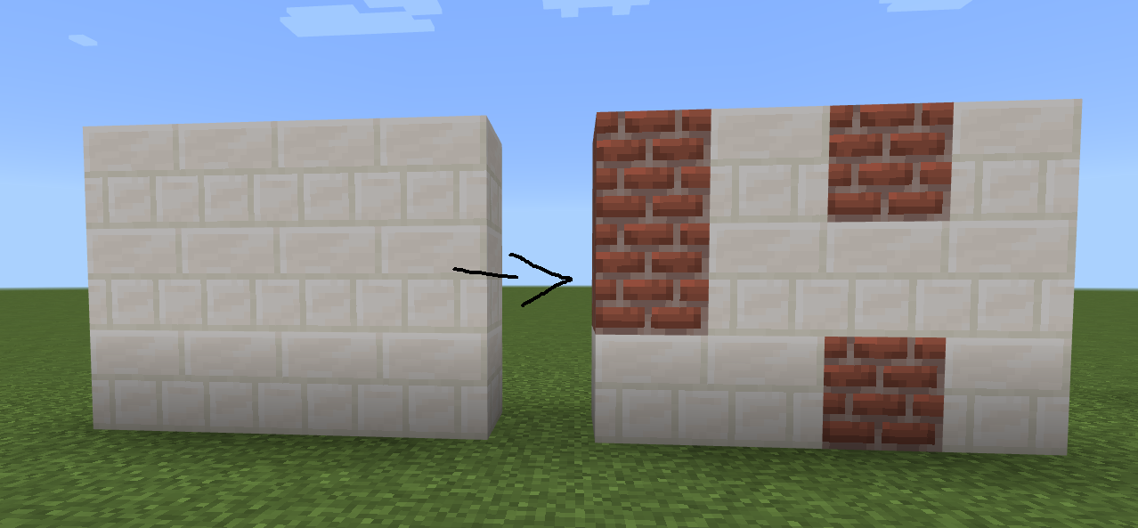 How to replace random blocks with a different type of block